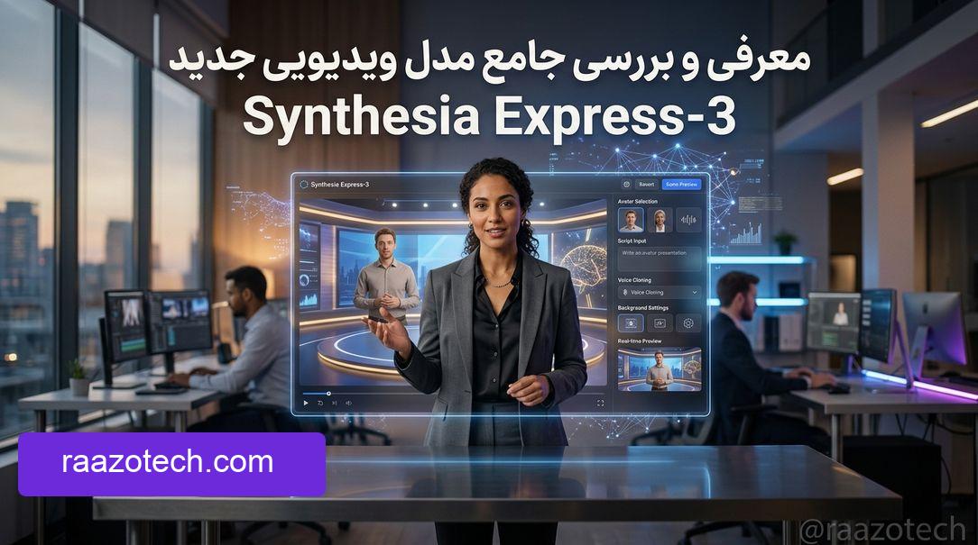 معرفی و بررسی جامع مدل ویدیویی جدید Synthesia Express-3